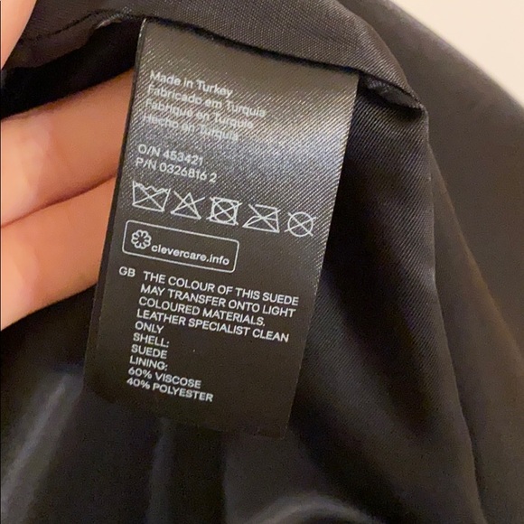 H&M Premium Black Suede Fringe Jacket - Picture 12 of 12